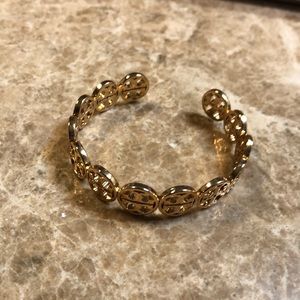 Tory Burch gold logo bangle
